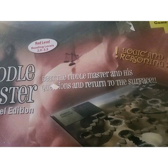 Learning Well Riddle Master Reading Comprehension Board Game Red Level Sealed - Picture 3 of 6